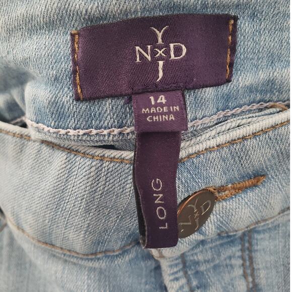 NYDJ Not Your Daughters Jeans Long Length Denim Jeans Womens Size 14 - Picture 3 of 4